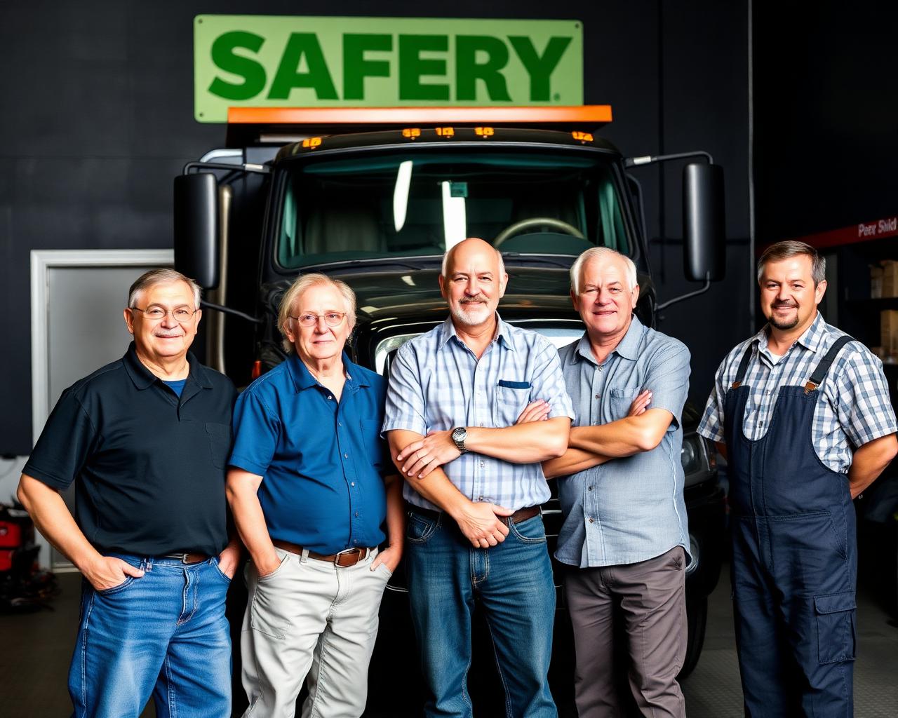 The Lane Automotive family team in their Marion, Ohio garage